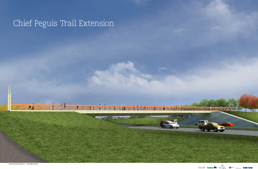 Chief Peguis Trail Extension Streetscape View 1