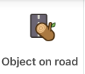 object on road icon