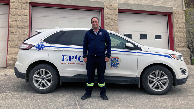 Matt has been a community paramedic for 12 years.