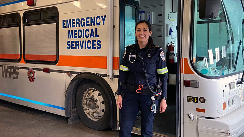 Nicole M. is an Ambulance-Primary Care Paramedic and Major Incident Response Vehicle Driver.
