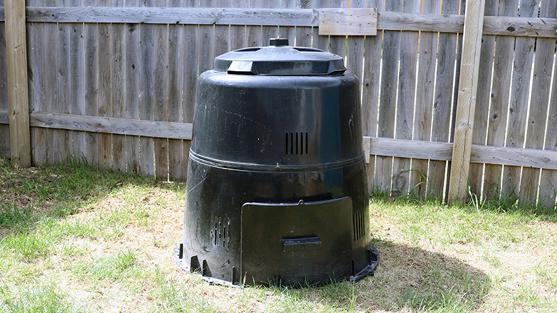 A compost bin