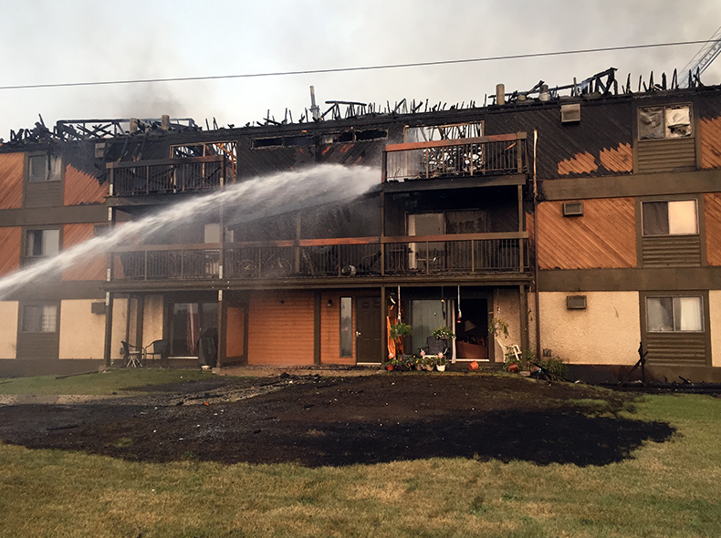 The Beaverhill Boulevard fire in August 2018.