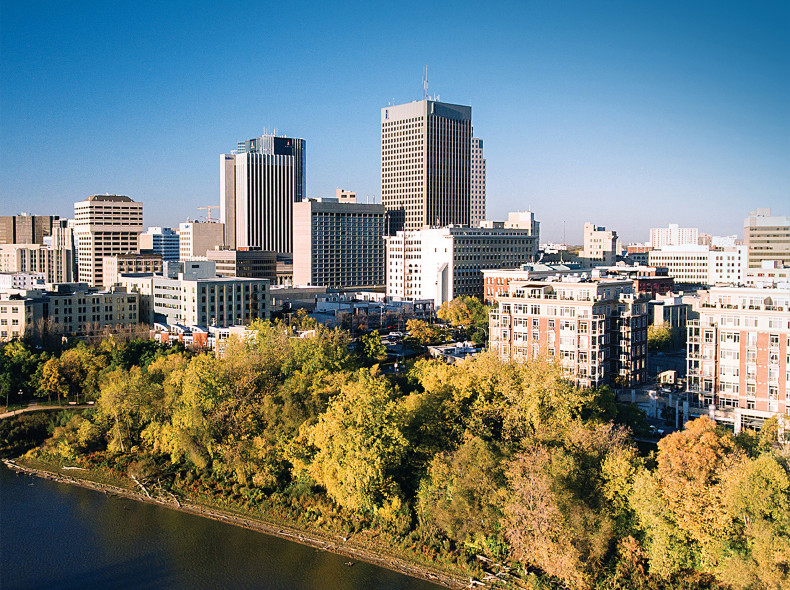 Downtown Winnipeg skyline