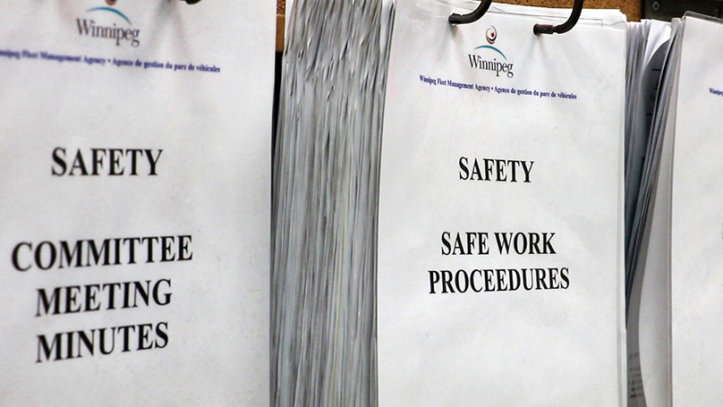 Safe work procedures.