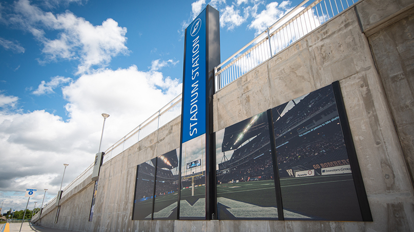 Stadium Station at IG Field