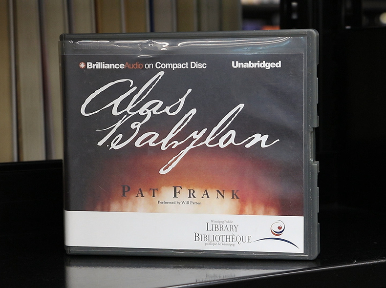 The cover of the audiobook Alas, Babylon by Pat Frank