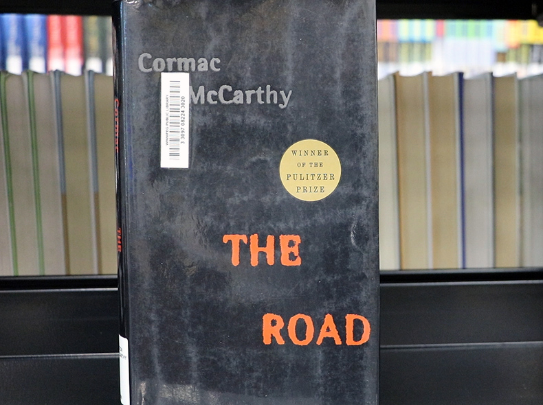 The cover of the book The Road by Cormac McCarthy