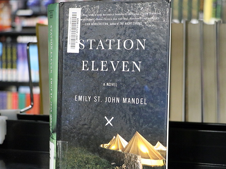 The cover of the book Station Eleven by Emily St. John Mandel