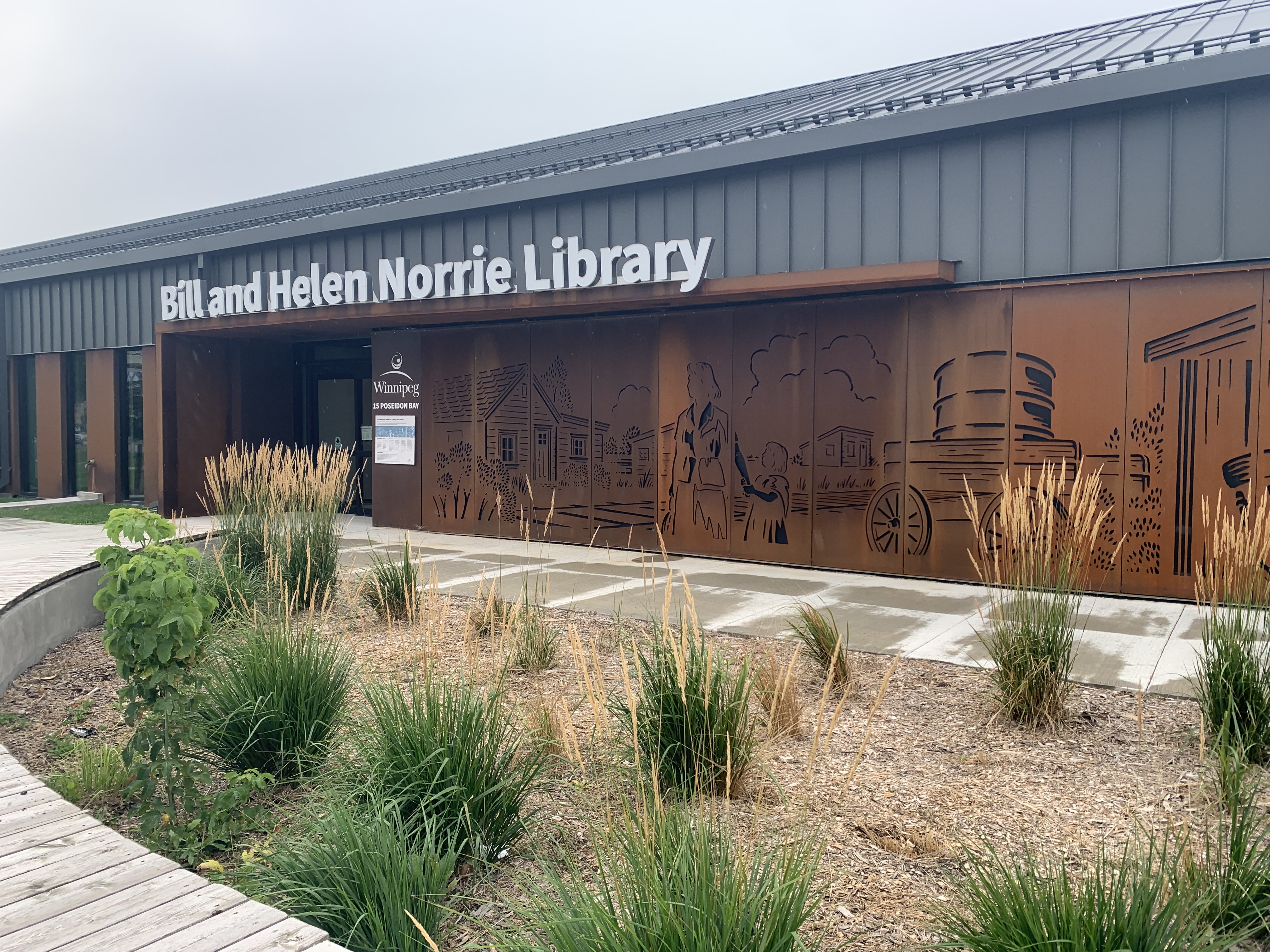 The exterior of the Bill and Helen Norrie Library.
