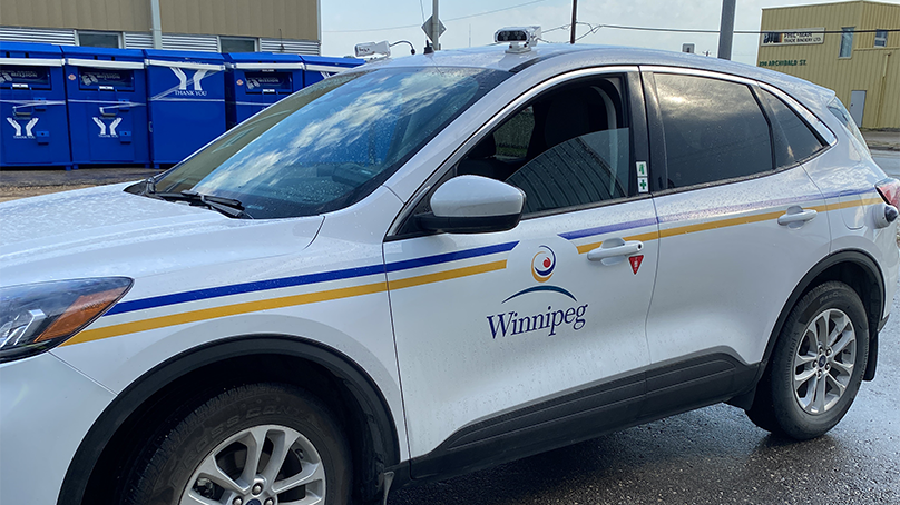 Winnipeg Parking Authority vehicle.
