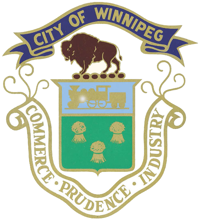 Le blason de la ville de Winnipeg de 1874 à 1973