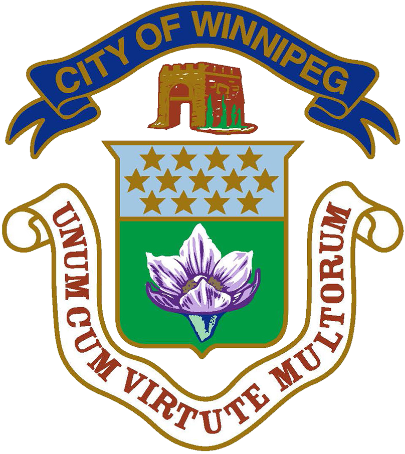 Le blason de la Ville de Winnipeg depuis 1973