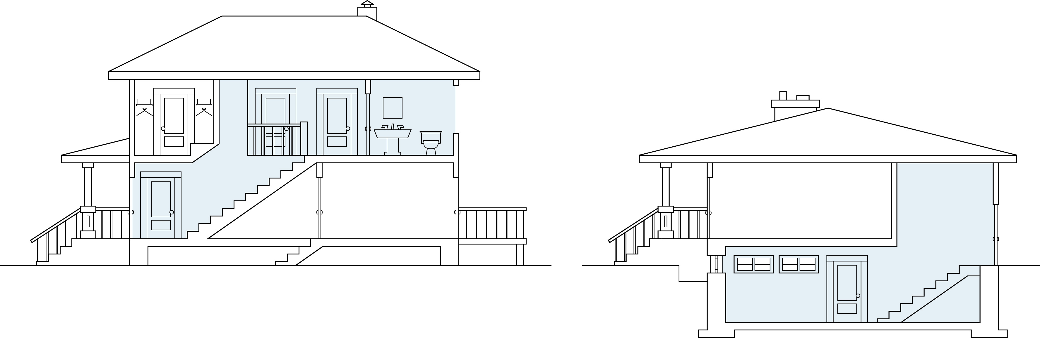 Secondary suite - second floor (pictured left), Secondary suite - basement (pictured right)