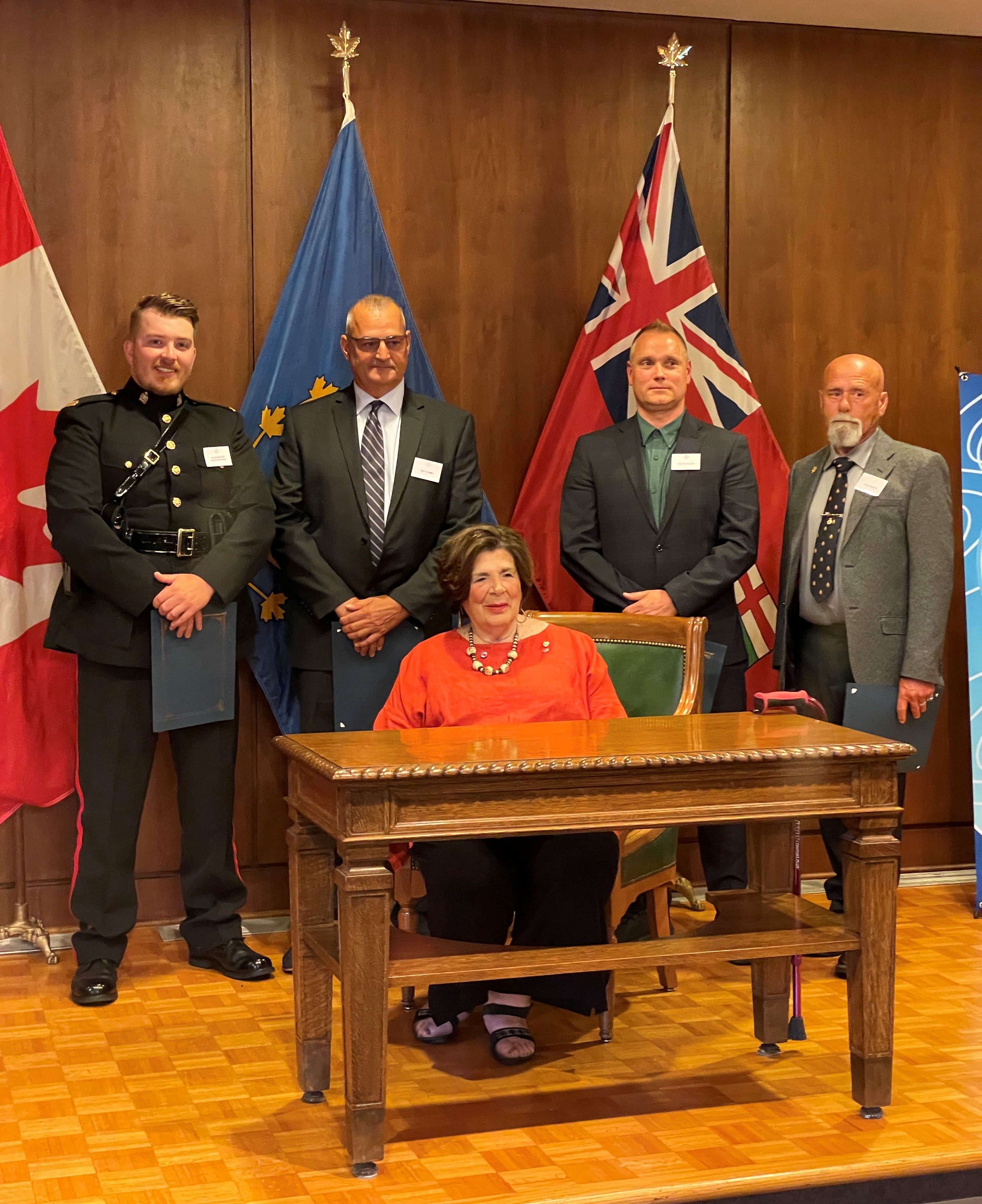 River Patrol officers recognized with the M.G. Griffiths Plaque