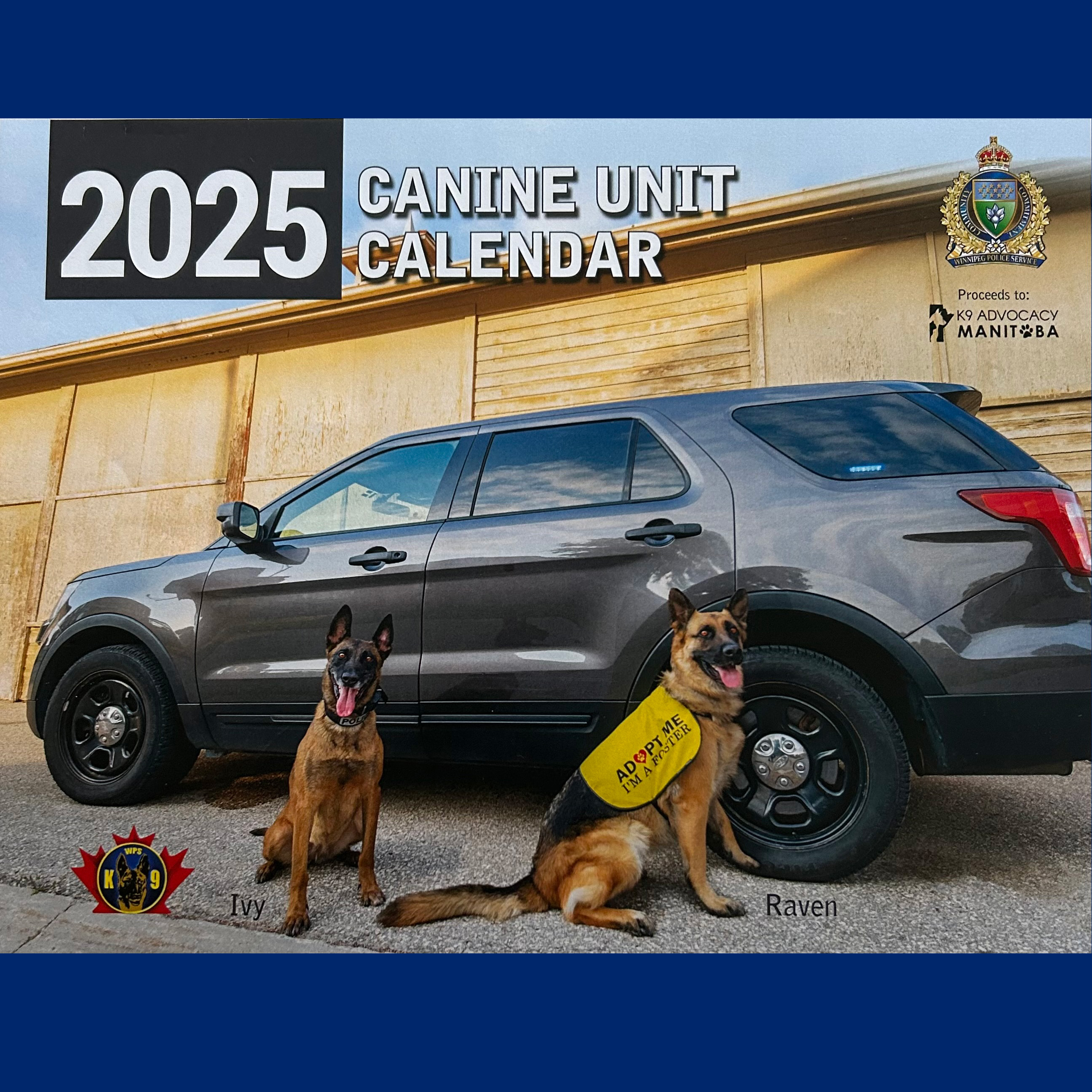 Cover of 2025 WPS K9Unit Calendar