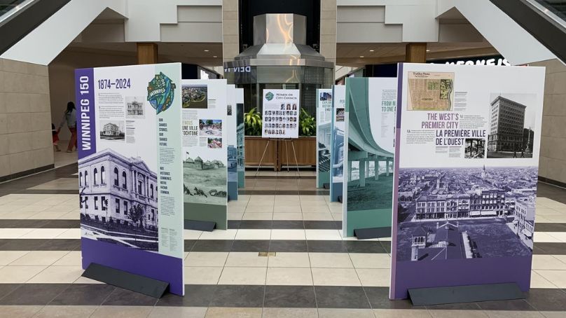 Winnipeg 150 Archives Tour display boards