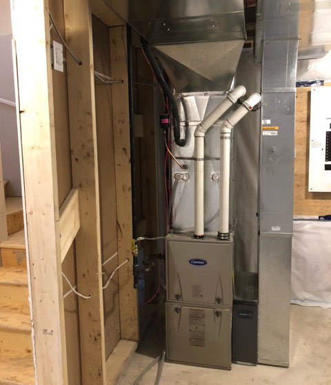 Example of acceptable furnace photo
