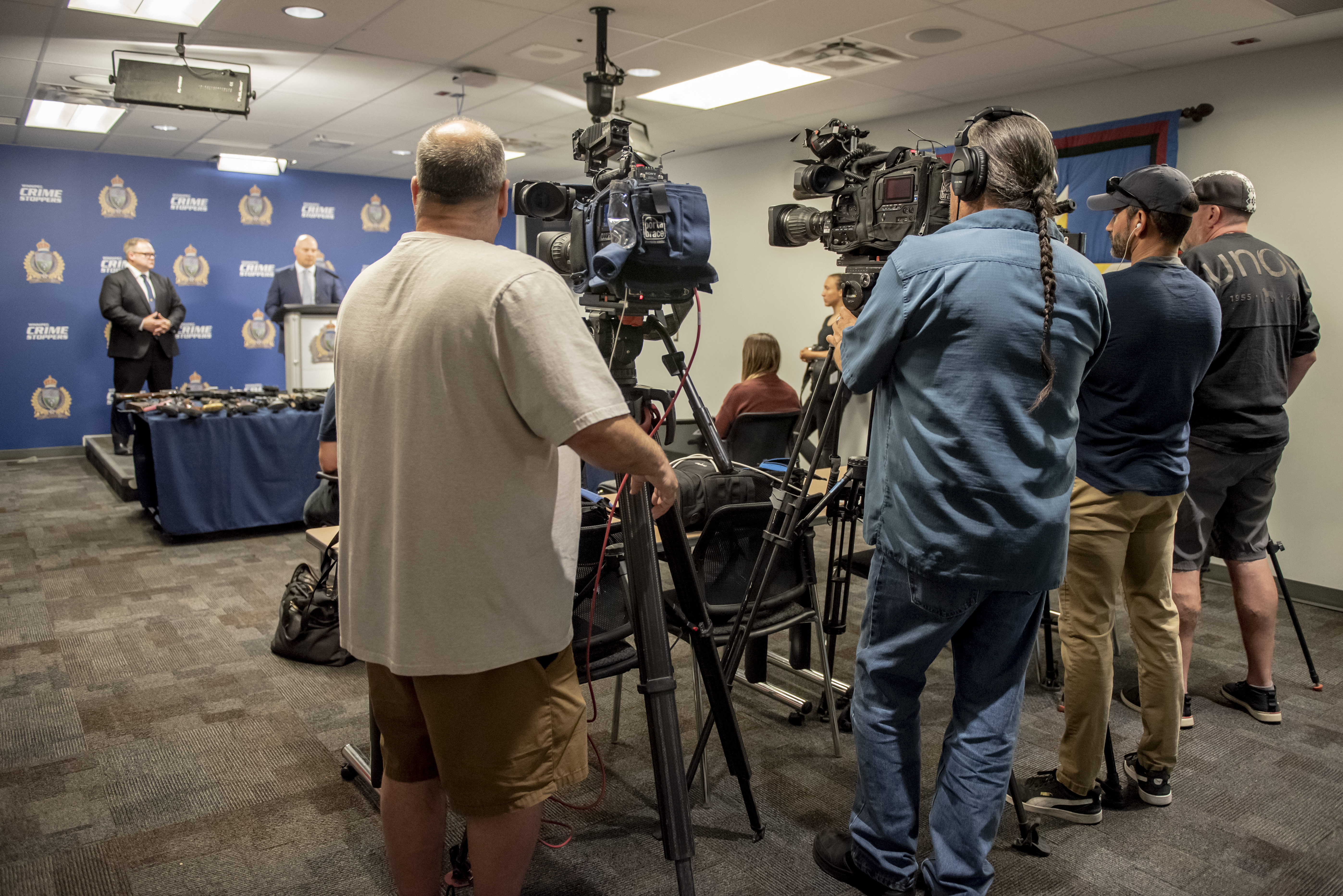 Photo at Press Conference