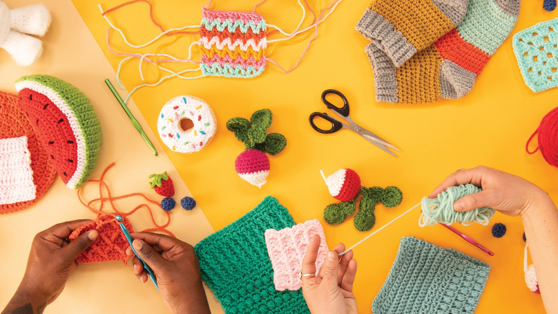 Crochet items and projects