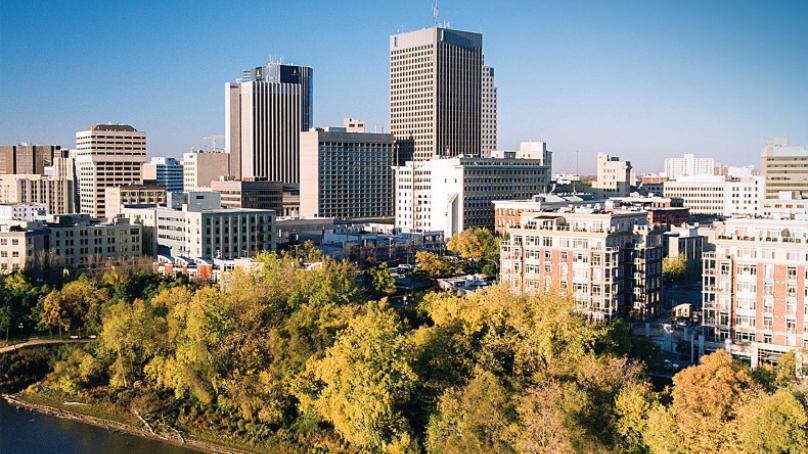 Downtown Winnipeg skyline