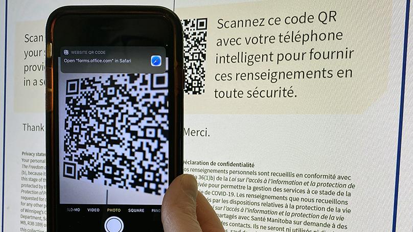 QR Code on City Facilities