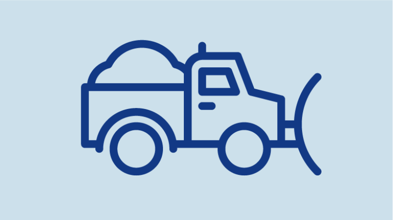 Snow clearing feature