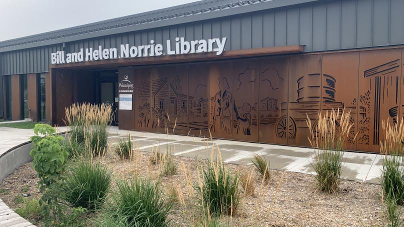 The exterior of the Bill and Helen Norrie Library.