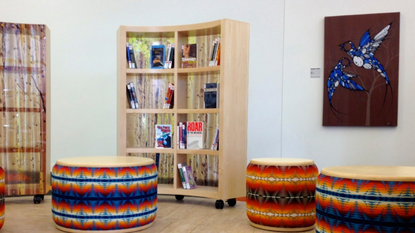 Wii ghoss (Birch Bark Centre) located in the Millennium Library