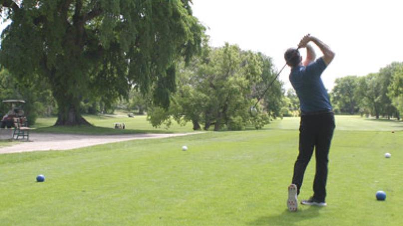 Kildonan Park golfer on course