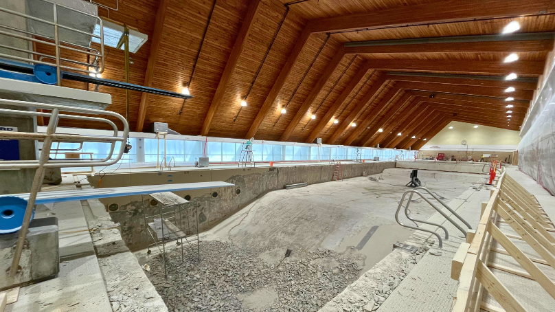 Seven Oaks Pool during repairs