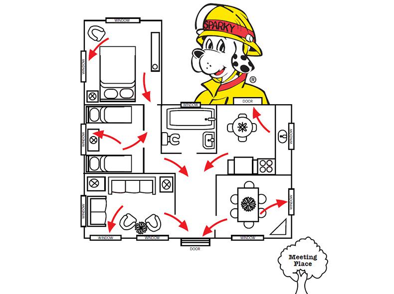 Have a home escape plan and practice it regularly with your family.
