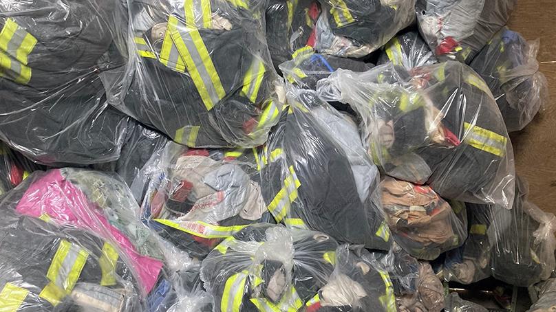 Bags of WFPS gear to be donated
