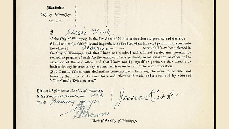 Jessie Kirk’s statutory declaration