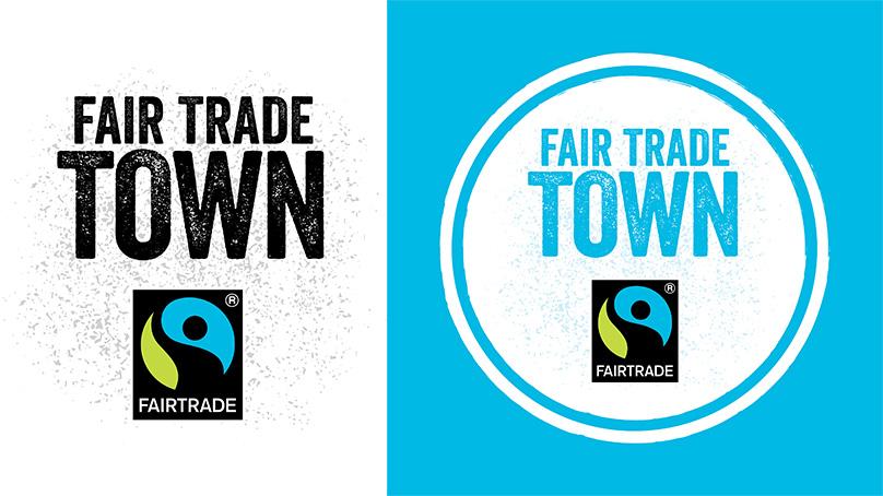 Examples of the Fair Trade logo.