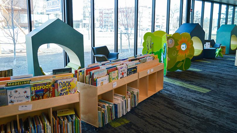 Children's section in the Bill and Helen Norrie Library.