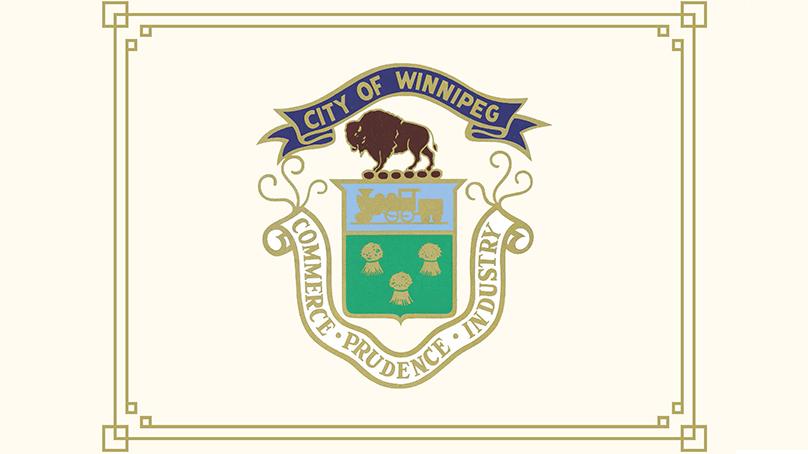 The previous City of Winnipeg crest which was used from 1874 - 1973.