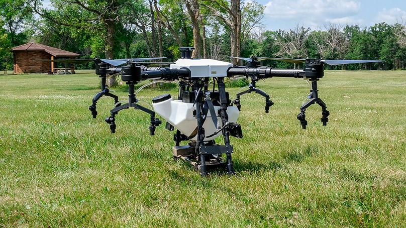 Mosquito habitats are sometimes difficult to get to, which is why we’re testing the use of a drone this summer as part of our mosquito control program.