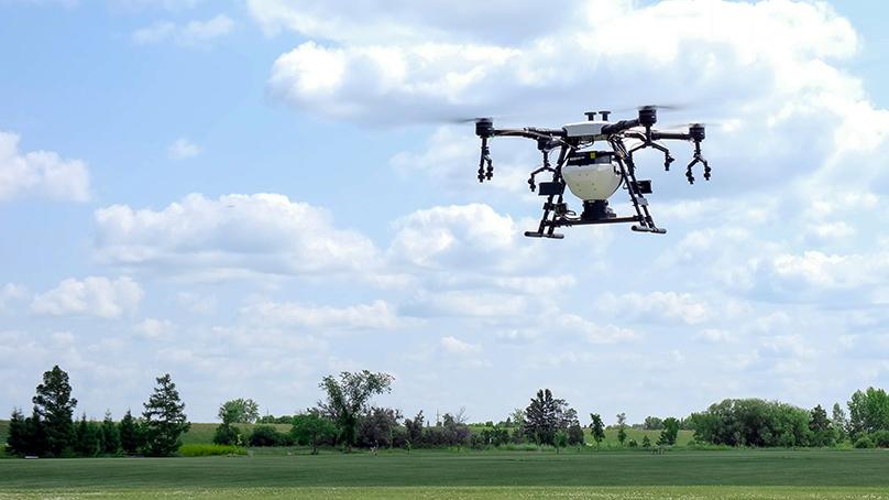 Mosquito habitats are sometimes difficult to get to, which is why we’re testing the use of a drone this summer as part of our mosquito control program.