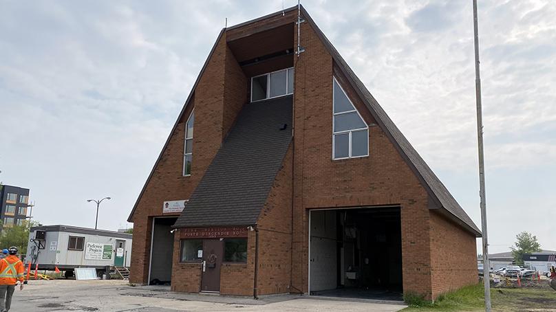 Demolition is underway on the former Winnipeg Fire Paramedic Service Station 15 in Windsor Park at 1083 Autumnwood Drive.