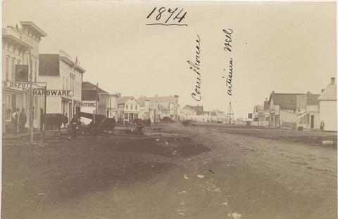 Main Street looking north from Portage Avenue.