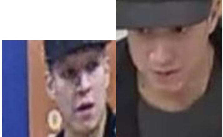 Cropped photo of male's head with black cap