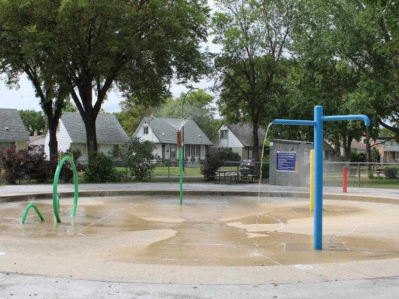 Aire de jets d’eau du parc Boyd