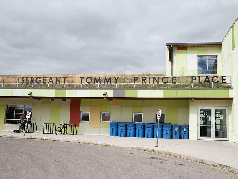 Exterior of Sergeant Tommy Prince Place