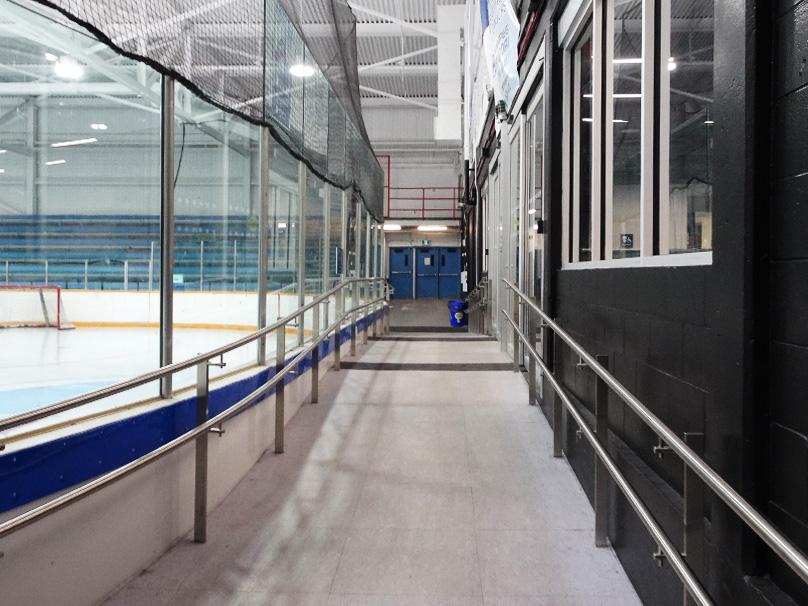 Ab McDonald Arena walkway