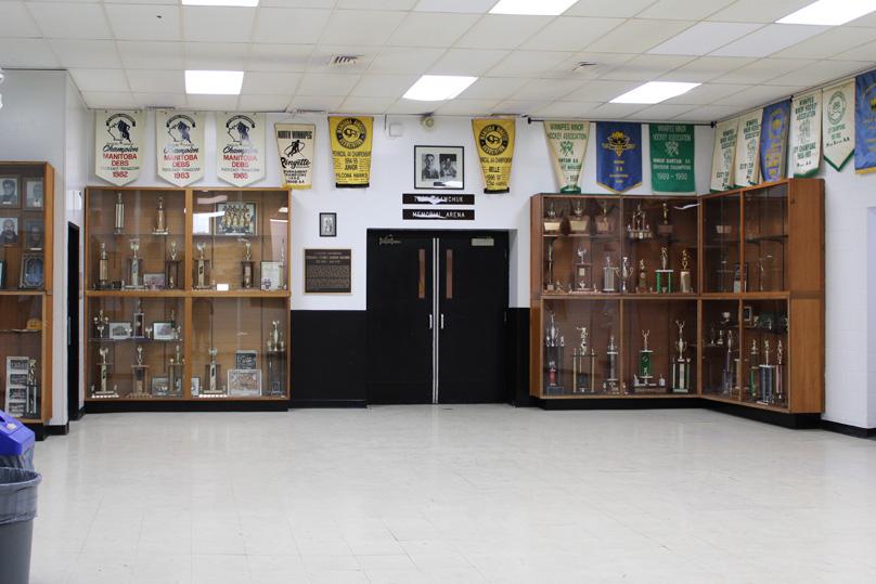 Terry Sawchuk Arena foyer