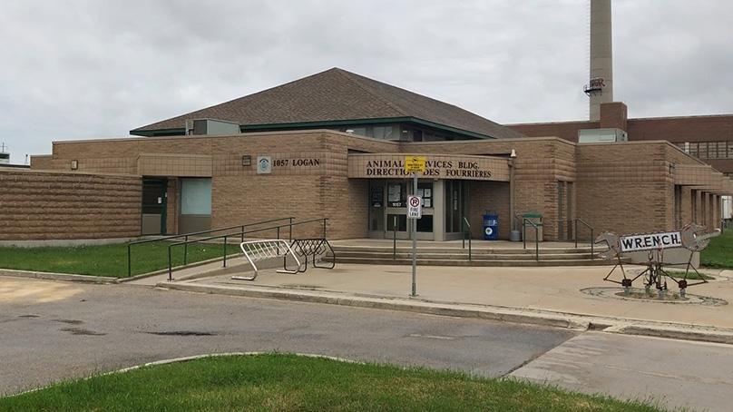 Animal Services building front entrance