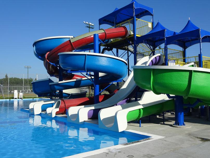 Transcona Aquatic Park waterslides