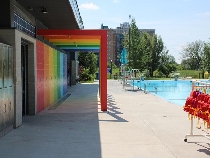 St. Vital Pool deck