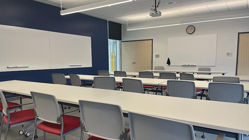 The station also has high efficiency light fixtures and low flow plumbing fixtures..