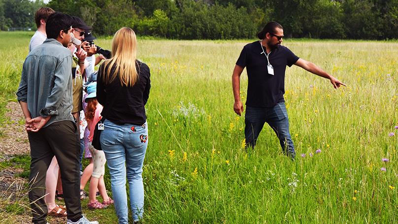 Guided walks take place every Friday at 11 a.m. and select Saturdays. You can also take one during the Monarch Butterfly Festival. Credit: Parker Andreas